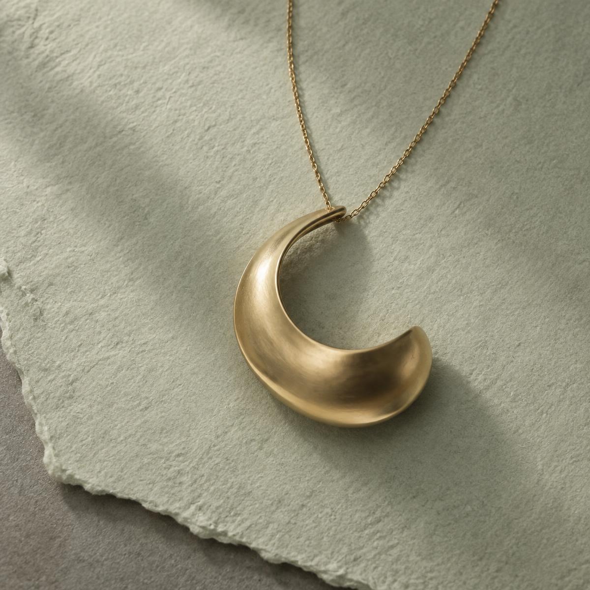 Demo brass pendant close-up